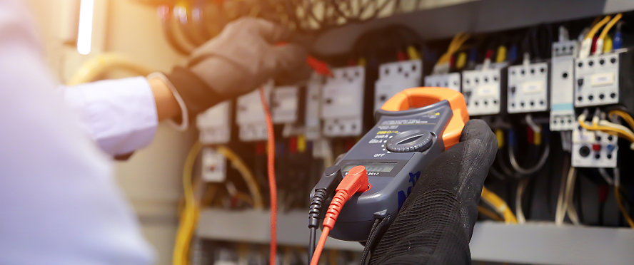 Electrical work in progress